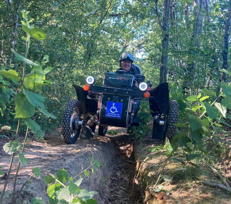 How the SWINCAR All-Terrain Electric Wheelchair Transformed Denis Mercier's Life.